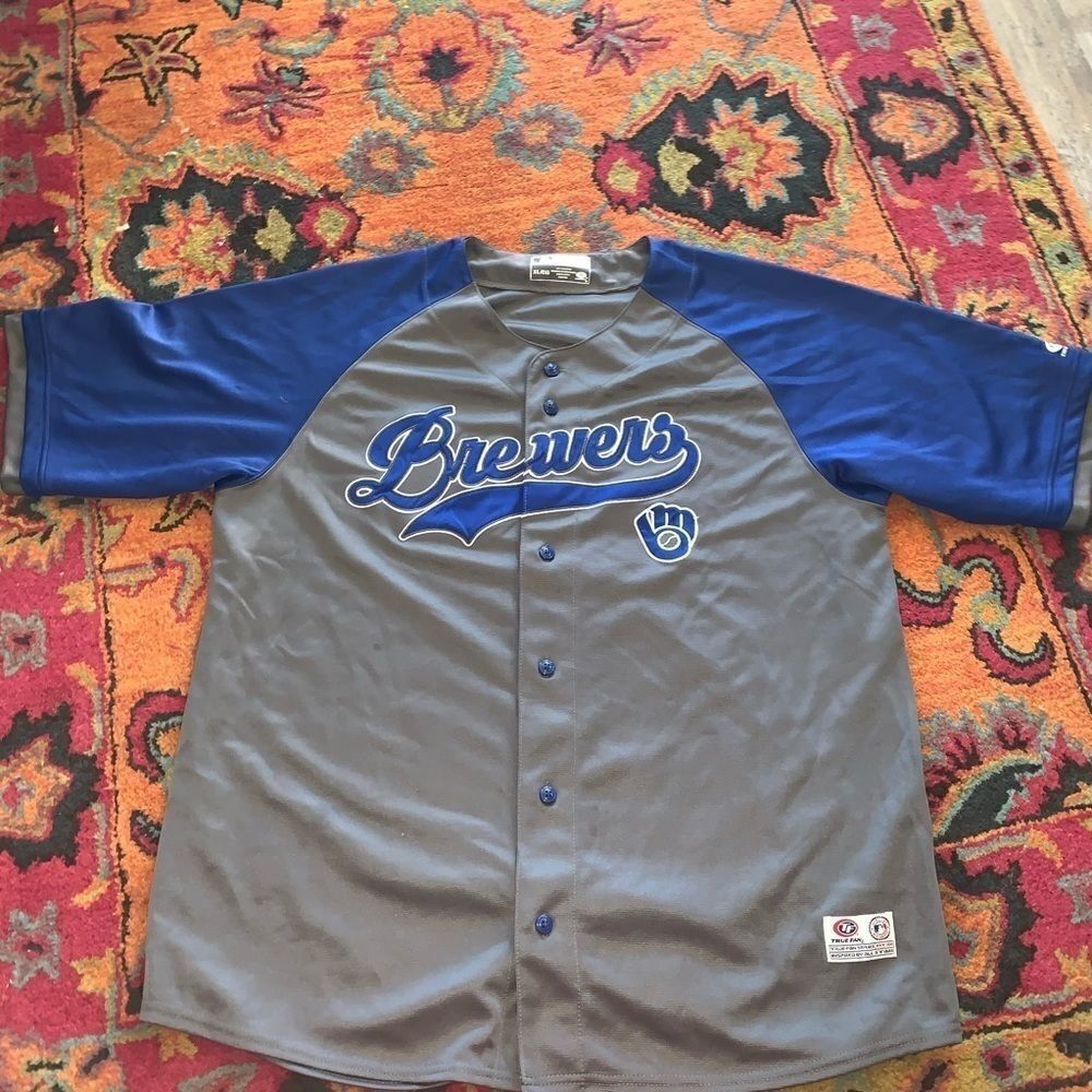 True fit Brewers jersey
